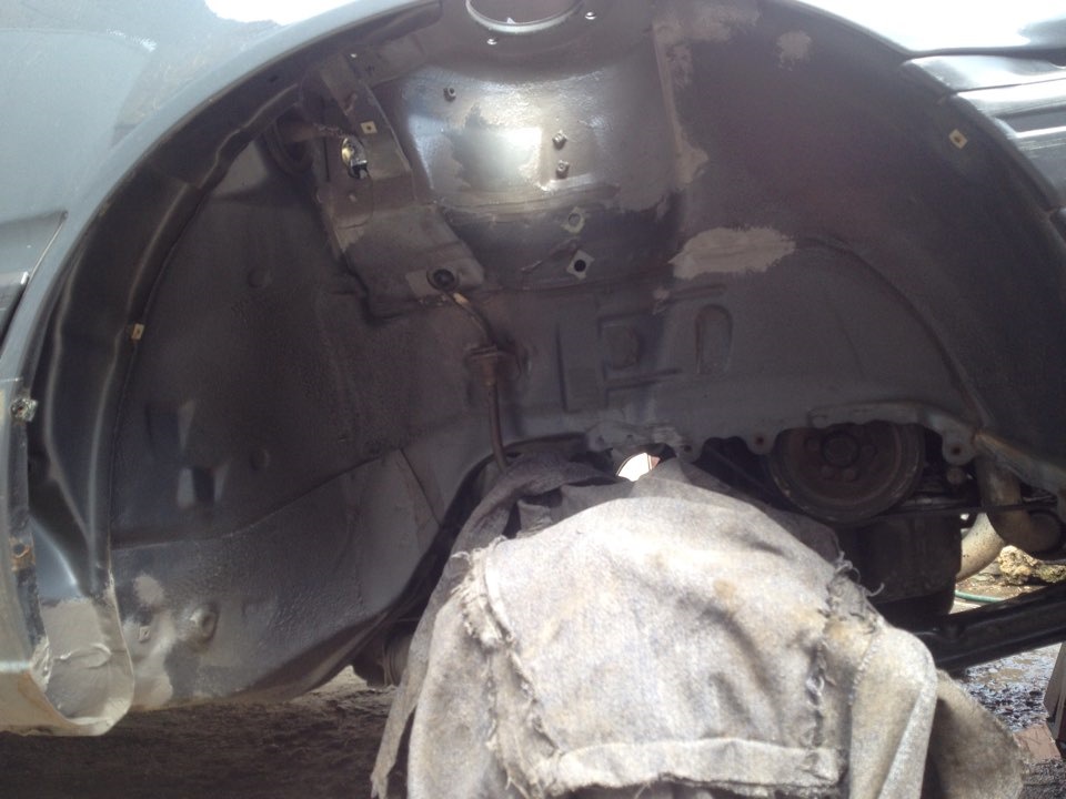 Обробка арок, mazda 626 GD 3