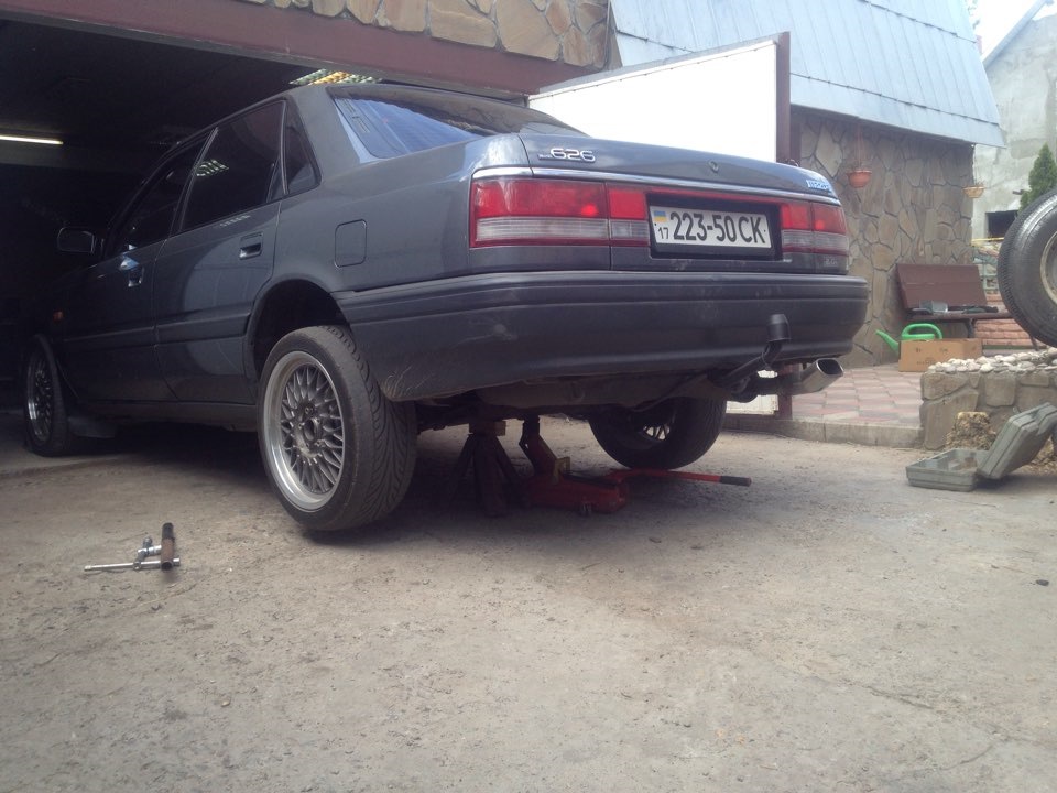 Обробка арок, mazda 626 GD 1