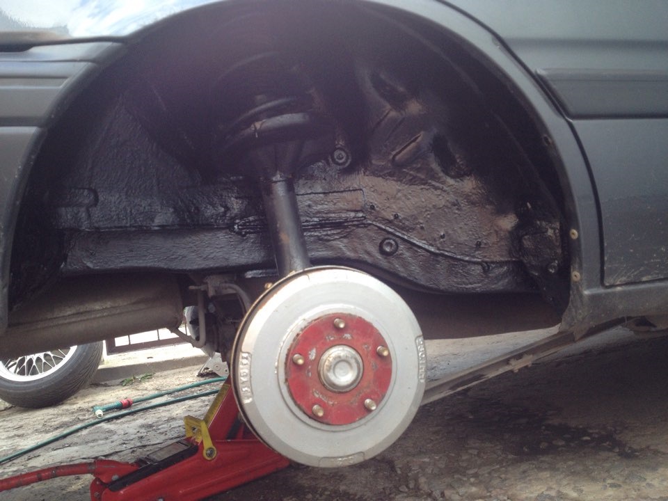 Обробка арок, mazda 626 GD 2