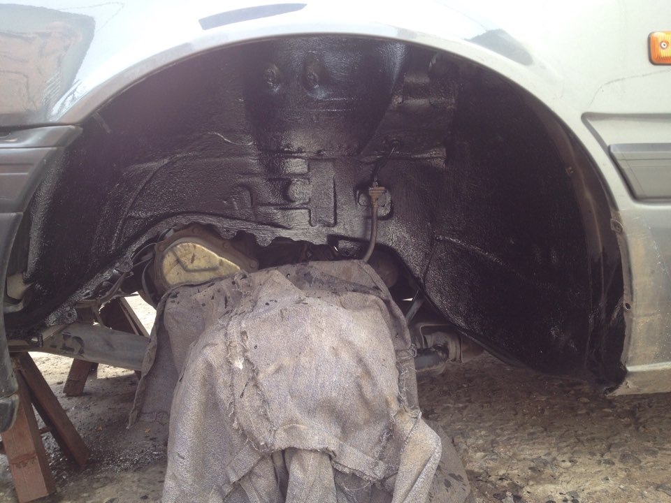 Обробка арок, mazda 626 GD 4