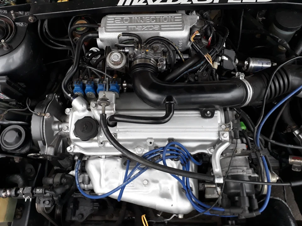 Заміна газових форсунок аля TOMASETTO НА РОЗДІЛЬНІ BARRACUDA mazda 626 gd