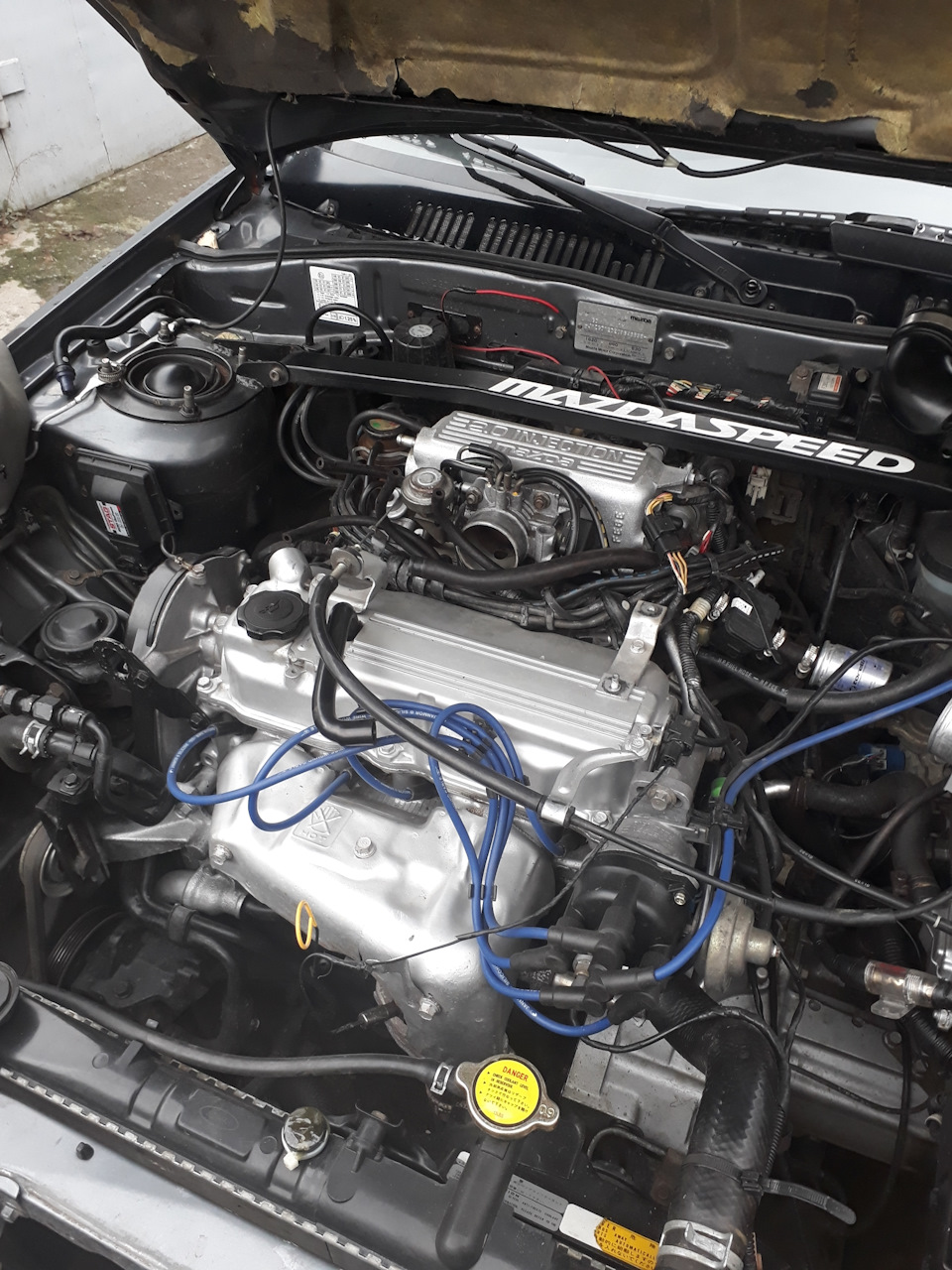 Заміна газових форсунок аля TOMASETTO НА РОЗДІЛЬНІ BARRACUDA mazda 626 gd 3