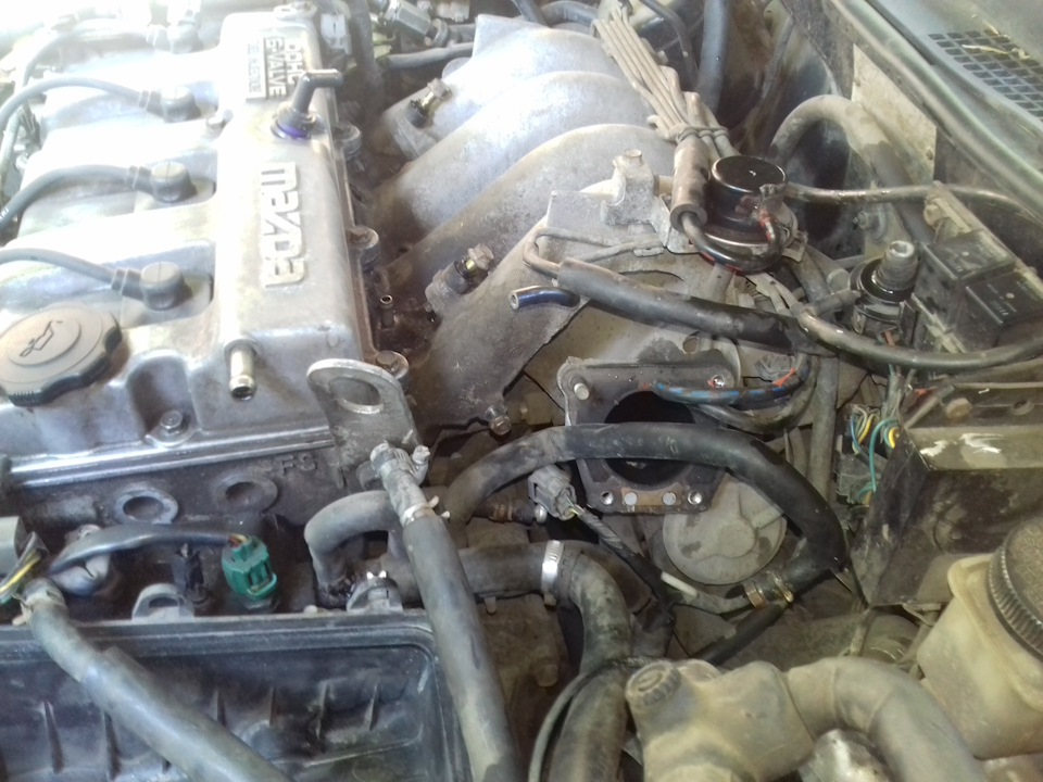 Чистка впускного колектора. Чищення дросельної заслінки. Прощай ЄДР. Поки що абсорбер 4