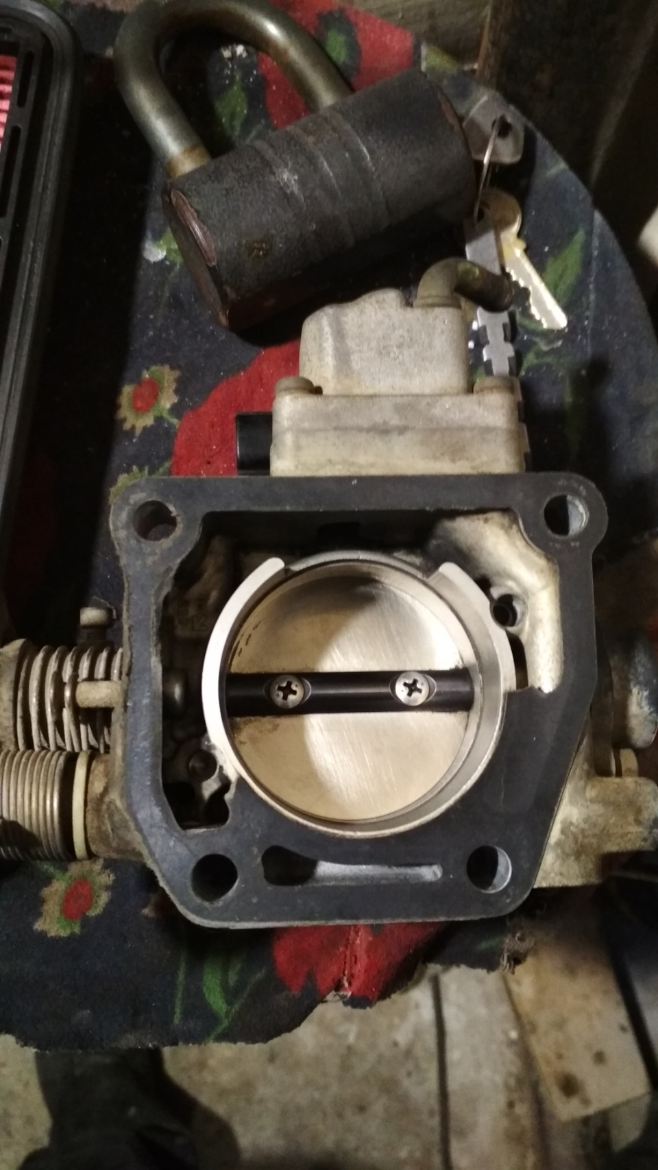 Дросель чистка Mazda 626 GF 3