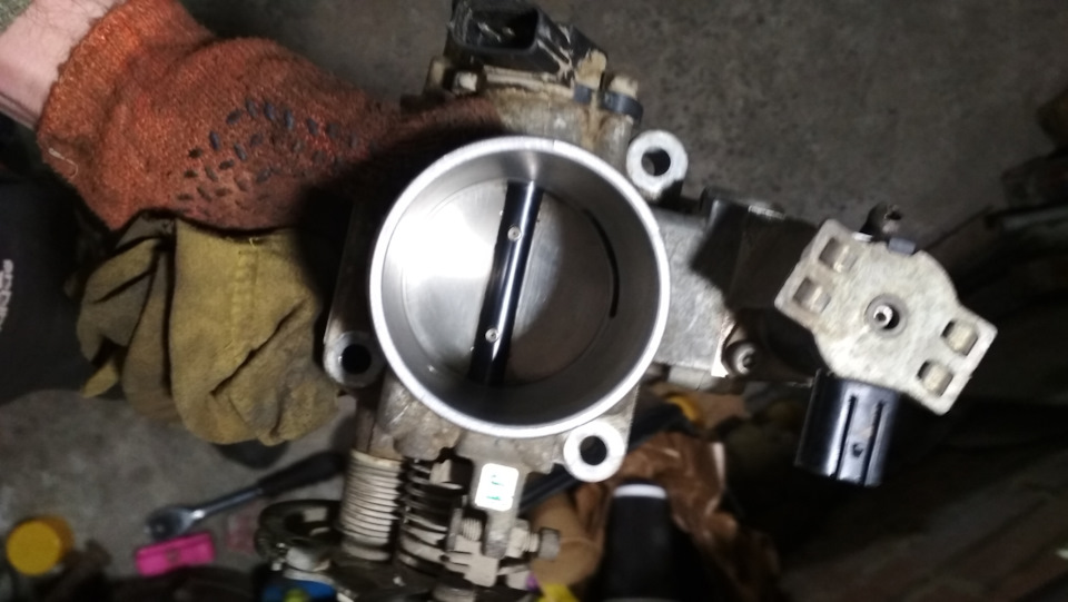 Дросель чистка Mazda 626 GF 2