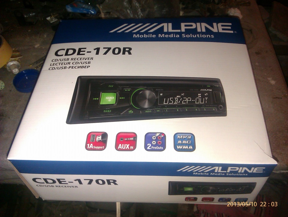 Alpine CDE-170R 1