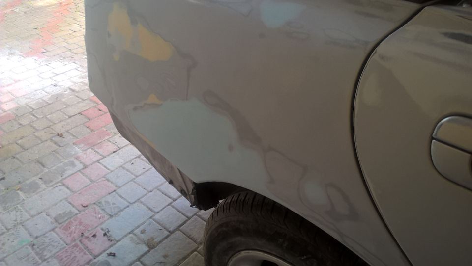 Реставрація зовнішнього вигляду авто. Частина 2 - йде процес ... Візити до майстра ... 4
