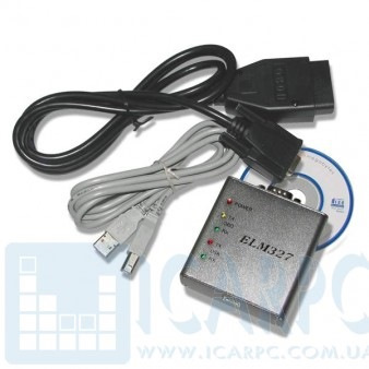 Сканер ELM327 (Металевий корпус) з версією прошивки 1.4b 1