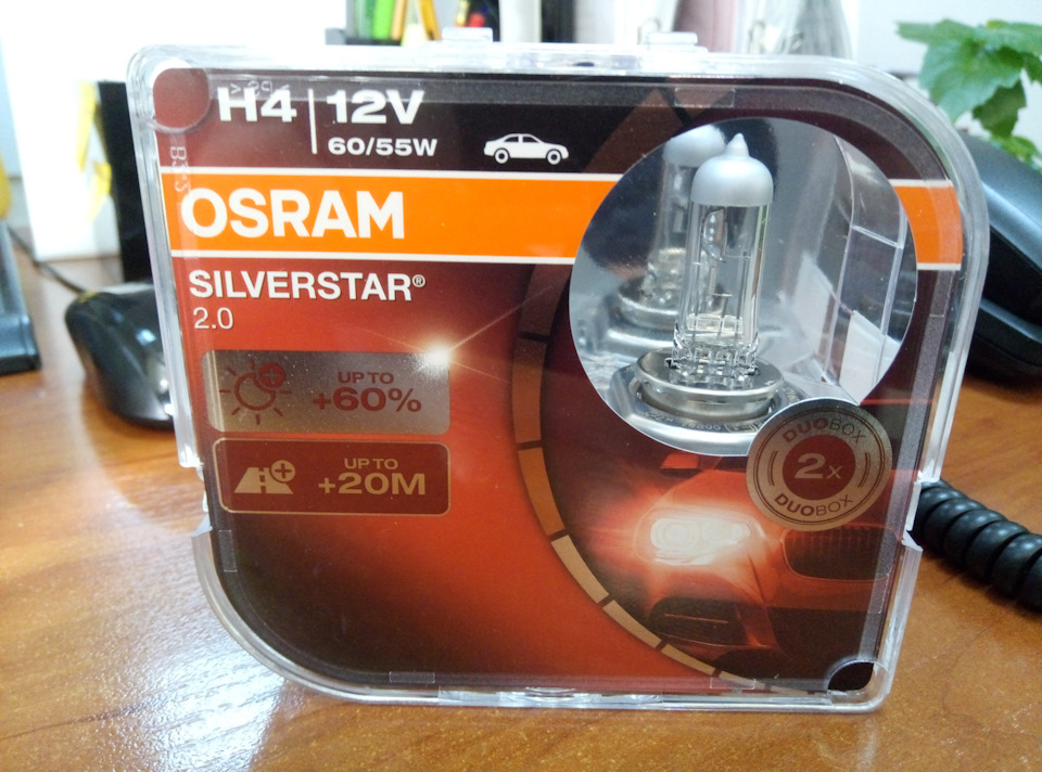|Автолампа OSRAM H4 Silverstar 2.0 Подарунок Mazde на честь Виборів Машини Дня!| 1