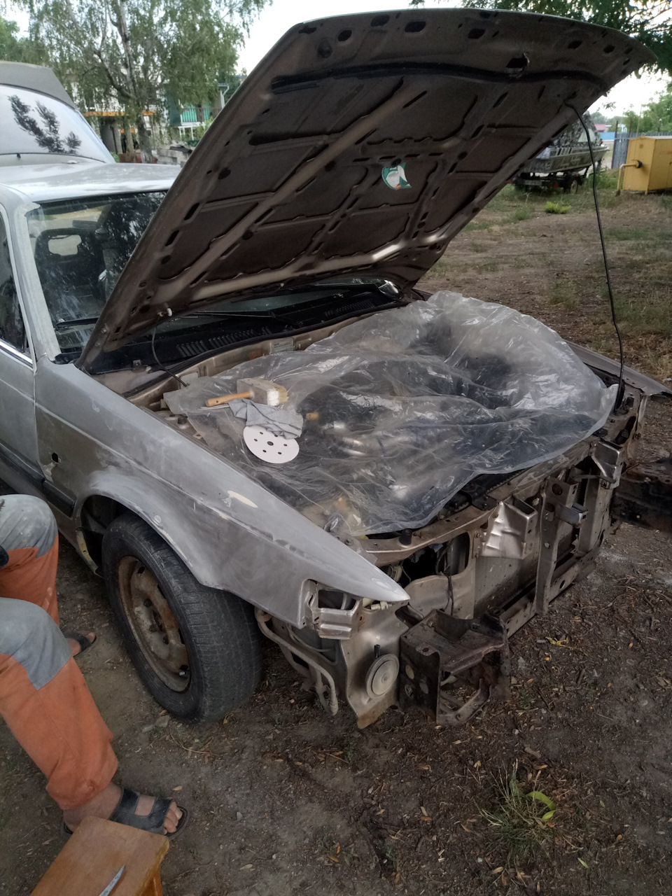 |Будні Mazda`вода: Підготовка до фарбування самостійно, фарбування вже близько| 3