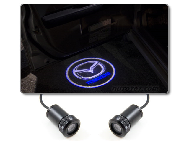 |Лазерний логотип(проекція) у двері Mazda| 4