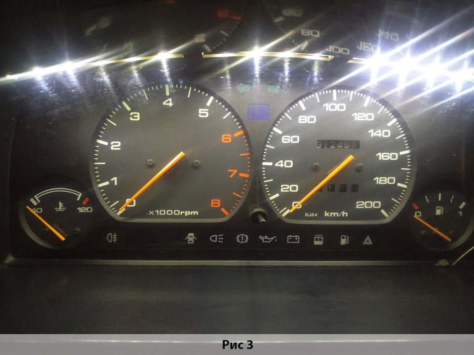 Підсвічування панелі приладів Mazda 626 GD (Частина 2) 3