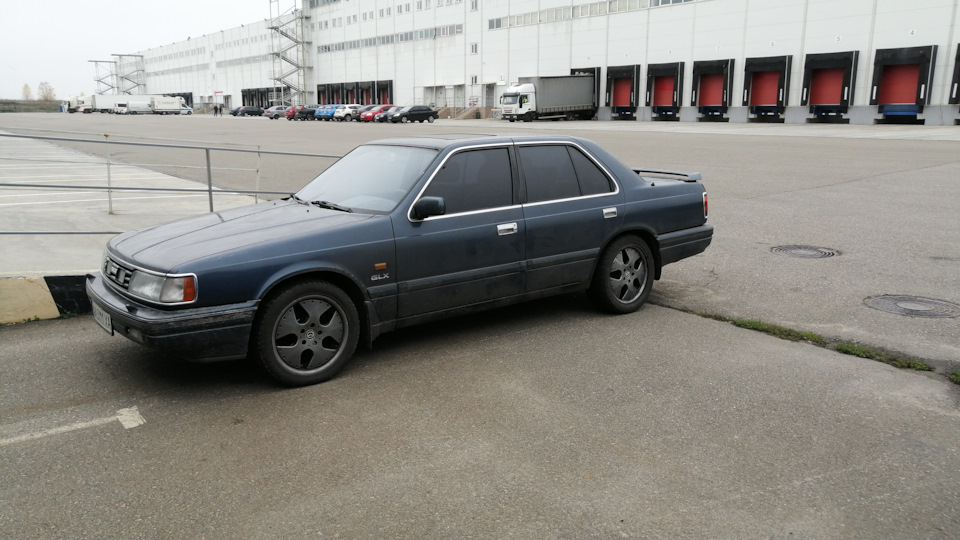 Задні стійки з Пасату Б4 на Mazda 929 HC 3