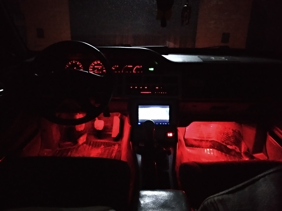 Led лампи в підсвічування щитка приладів та печі 1