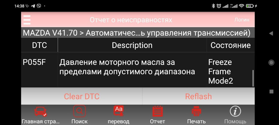 Шайба під форсунками 2.2 skyactive 4