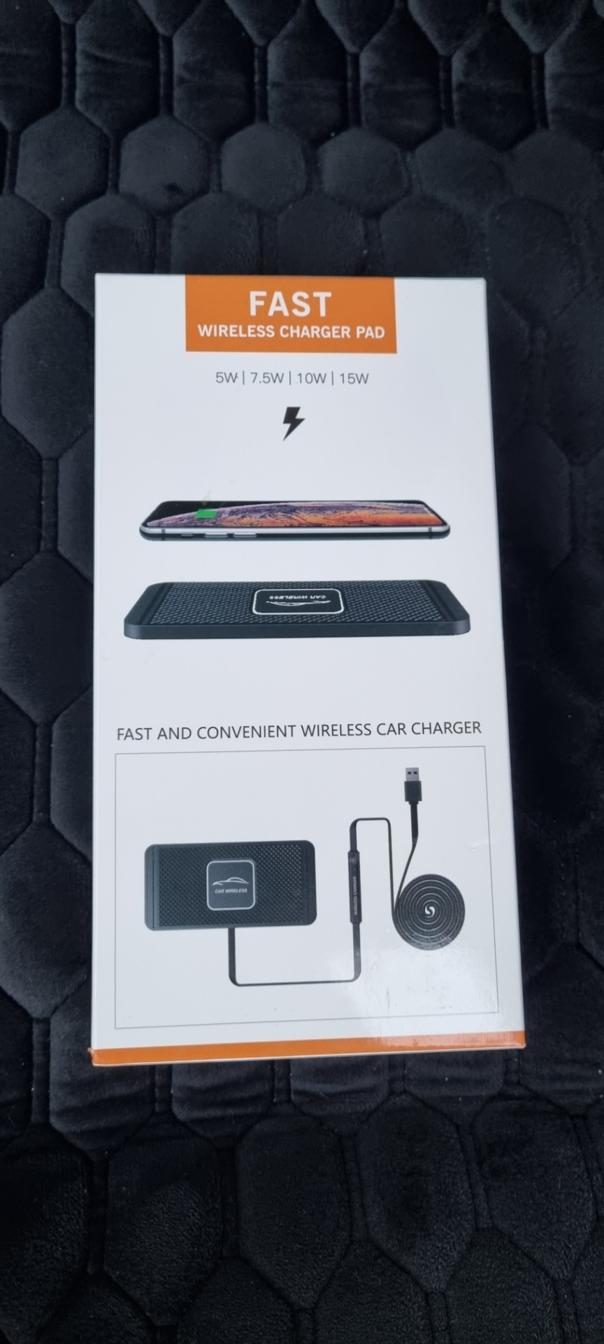 Бездротова зарядка Fast wireless charger pad 1
