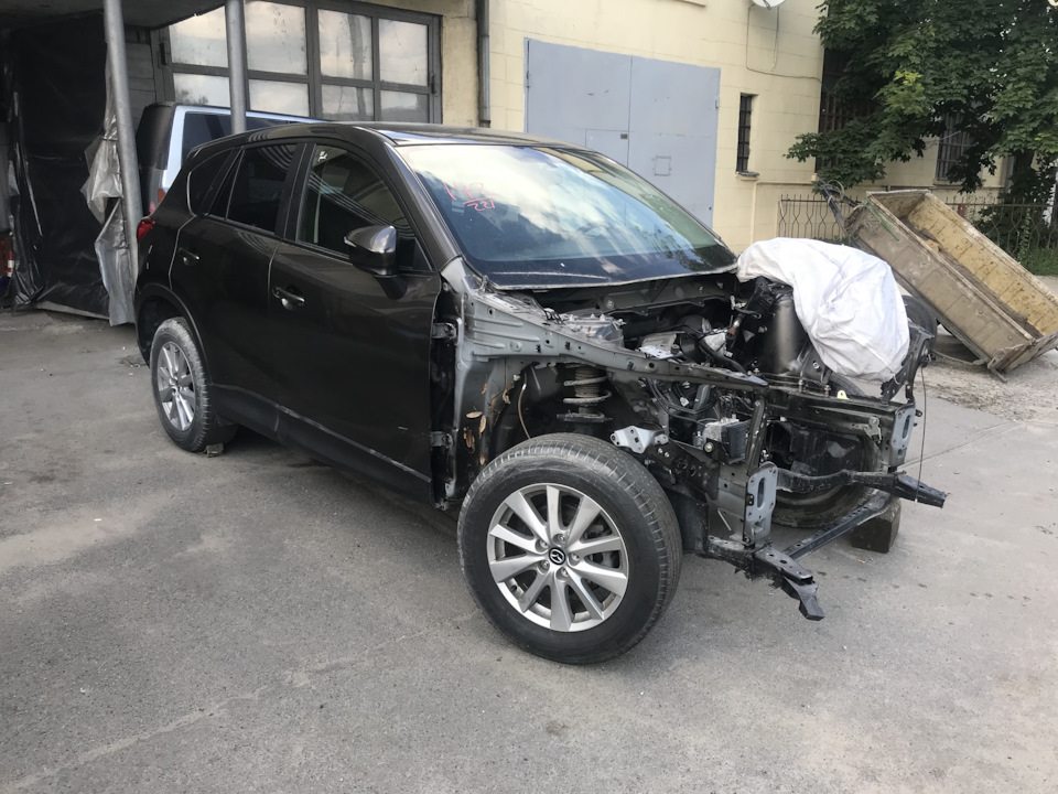 Коричнева.Підготовка до рихтування.Дефектування.замінаAirbag. 3