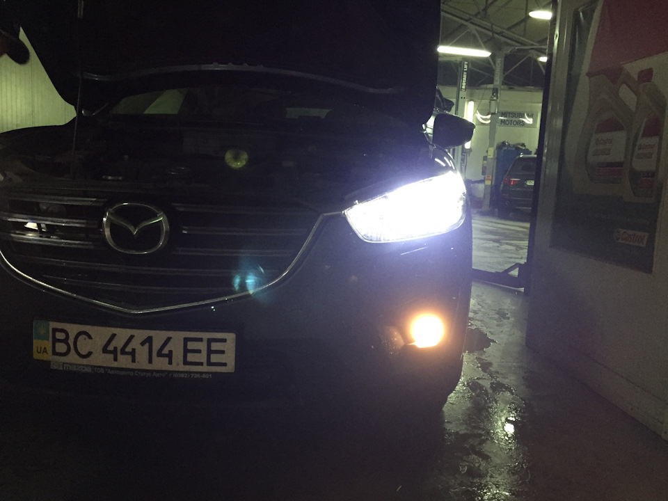 Установка LED ламп Н11 3