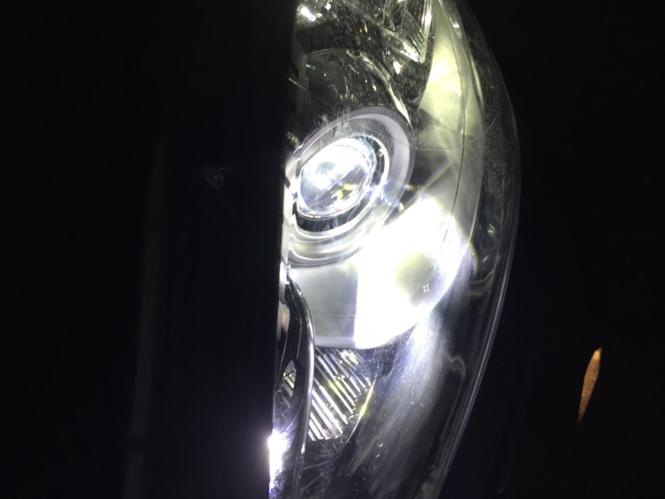 Установка LED ламп Н11 4