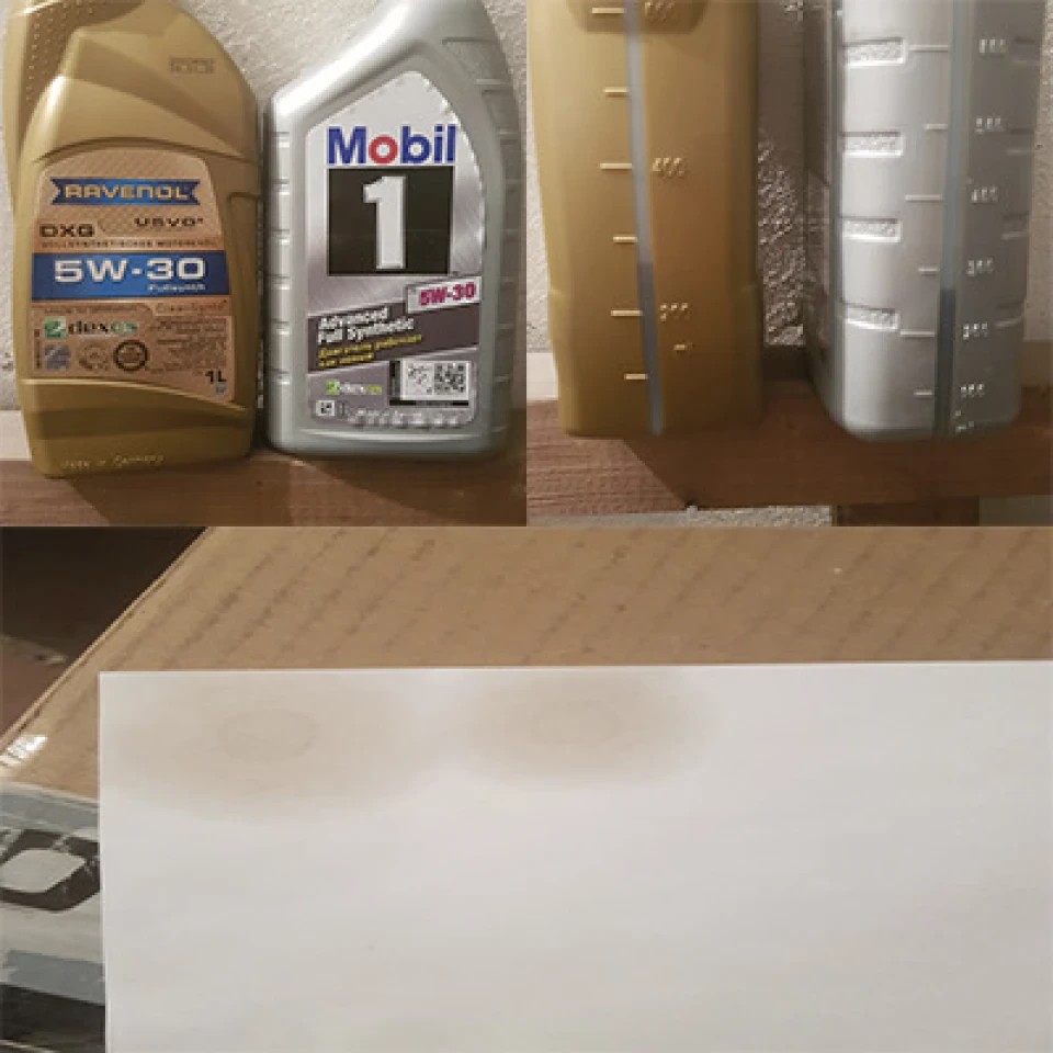 заміна масла Ravenol DXG 5W30, перша 1т. км