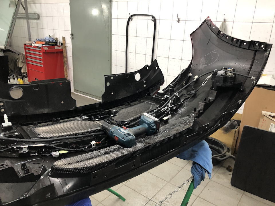 Установка LED DRL на Mazda CX-5 2018 2