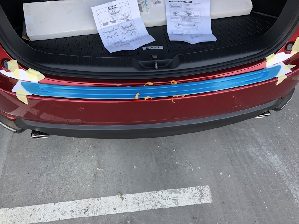 Хром накладка заднього бампера для Mazda CX-5 KB8NV4080 3