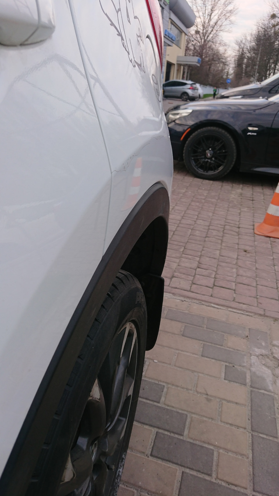 Вирівняли вм'ятку після ДТП 2