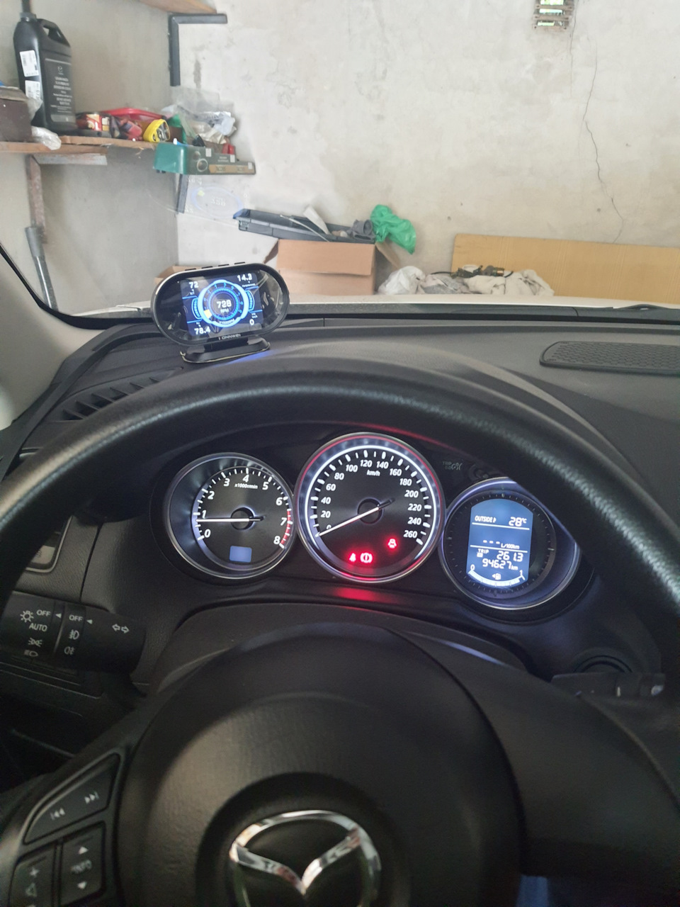 Бортовий комп'ютер/автосканер Konnwei KW-206 2 в 1 OBD2 2