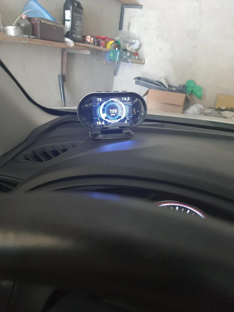 Бортовий комп'ютер/автосканер Konnwei KW-206 2 в 1 OBD2