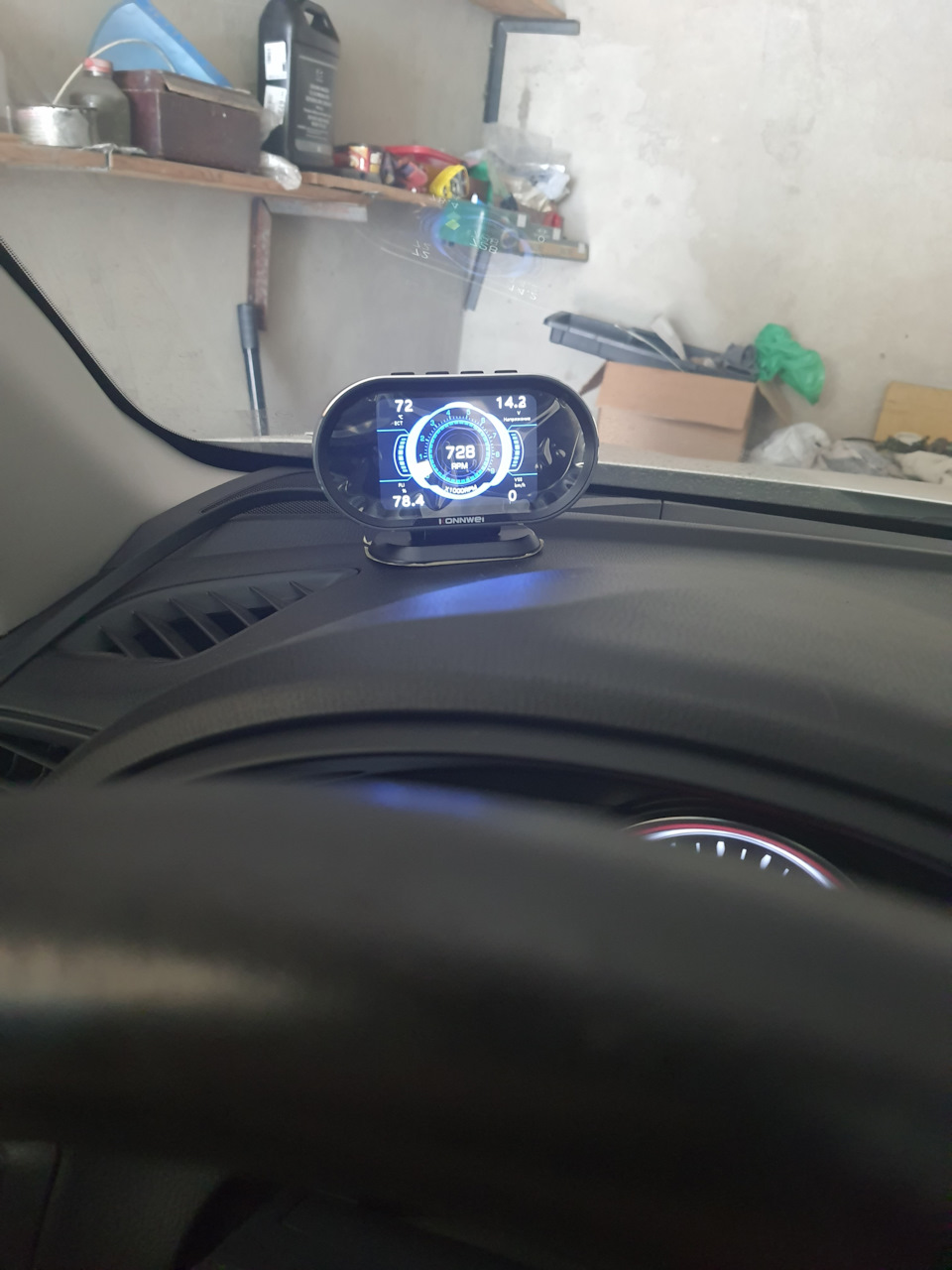 Бортовий комп'ютер/автосканер Konnwei KW-206 2 в 1 OBD2 1