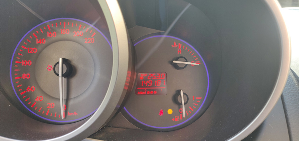 Витрата Mazda CX7 2.2 3