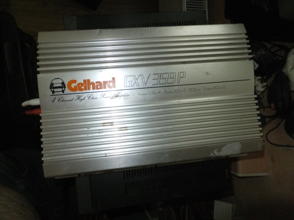 Посилання Gelhard GXV 359P 100w x4 + Pioneer KEH-1800 40w x4 1