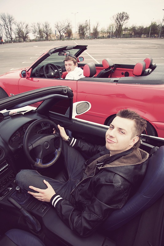 April 2010. My Mx-5 & BMW 325 convertible 4