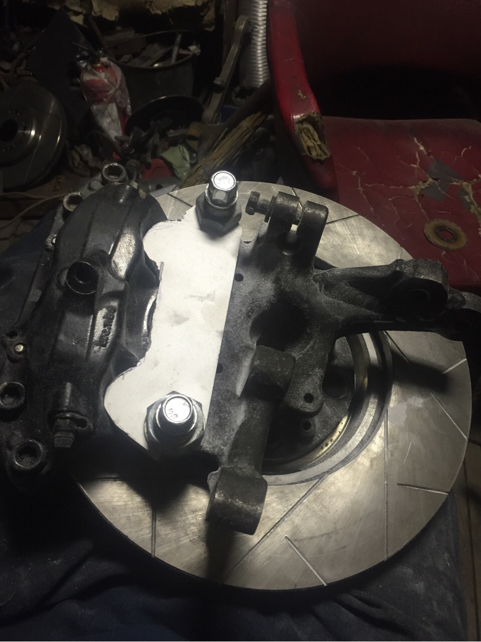 Приміряю супорта BREMBO від 735 BMW 1