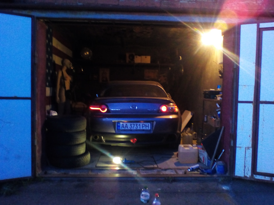 Трішки діодів))) LED тюнінг ліхтарів mazda rx8 drl дхо 1
