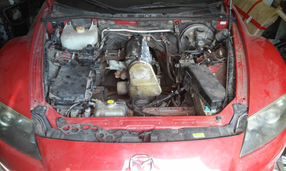 Установка двигуна 1,1 від Таврії в RX8 1