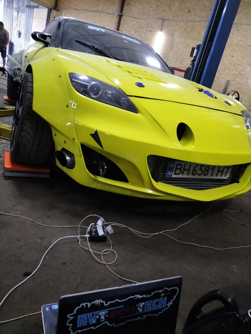 Зважили RX8 після доробок 1