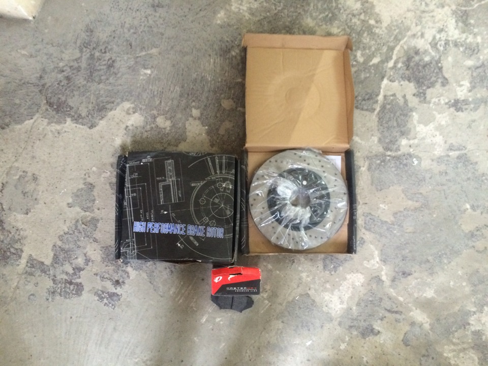 Передні гальмівні диски StopTech Rotary + гальмівні колодки MasterHPT Advanced Line 1