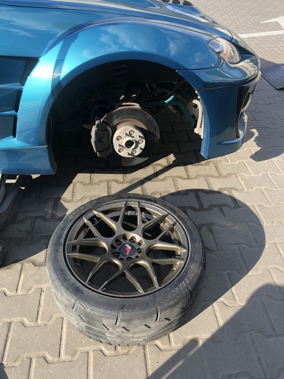 Диски Japan Racing JR18 на RX8 4