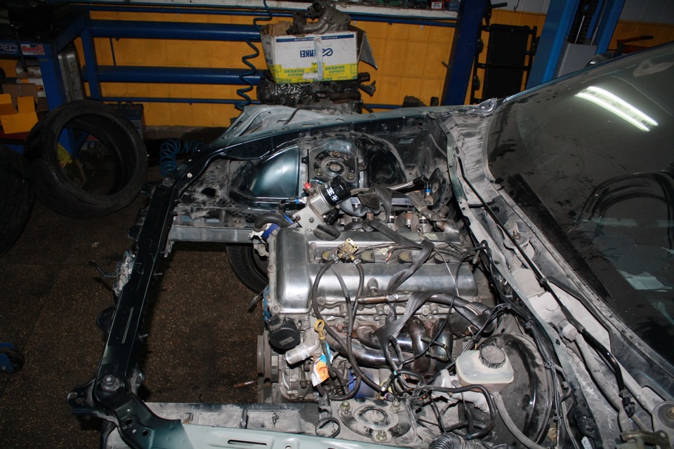 swap SR20DET в RX8 (початок: примірка двигуна) 3