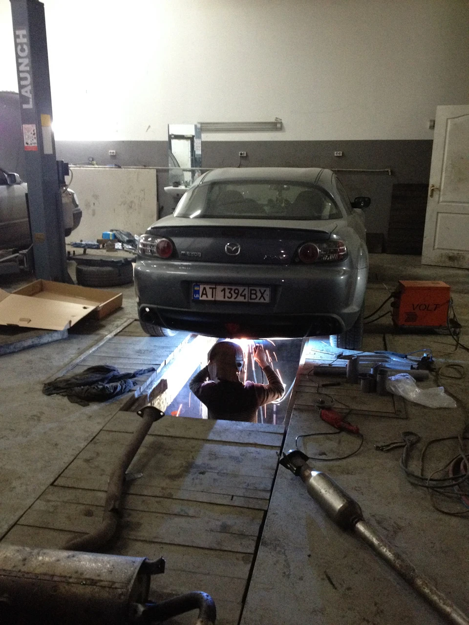 Буде бюджетний вихлоп на RX-8 Turbo ч.2