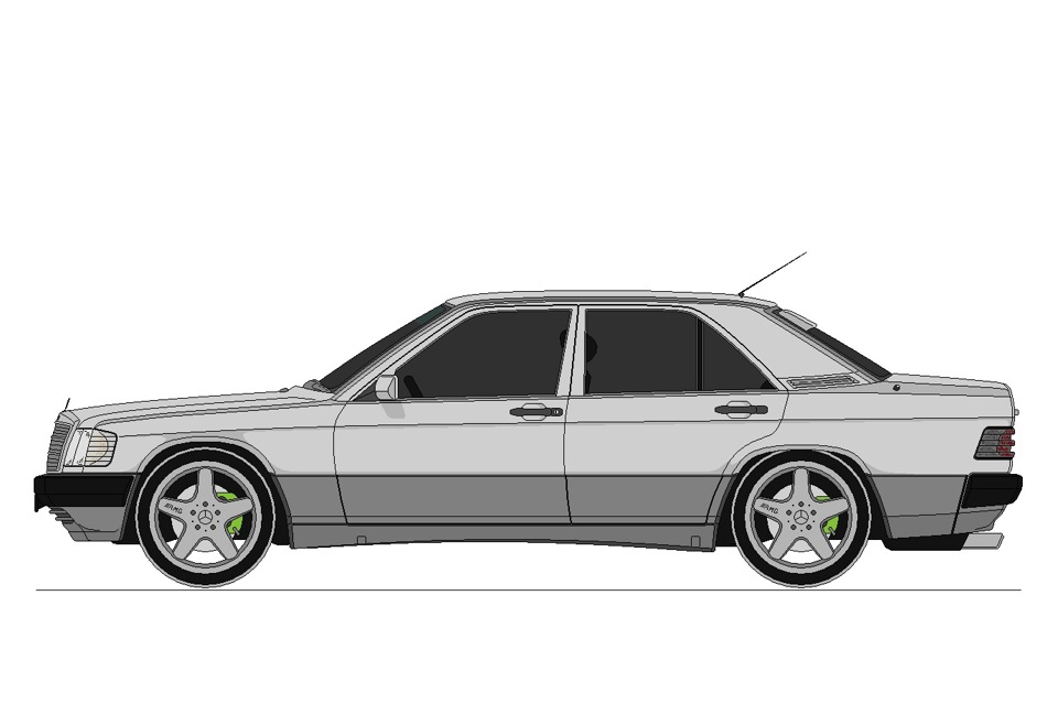 W201 vs Paint)) 2