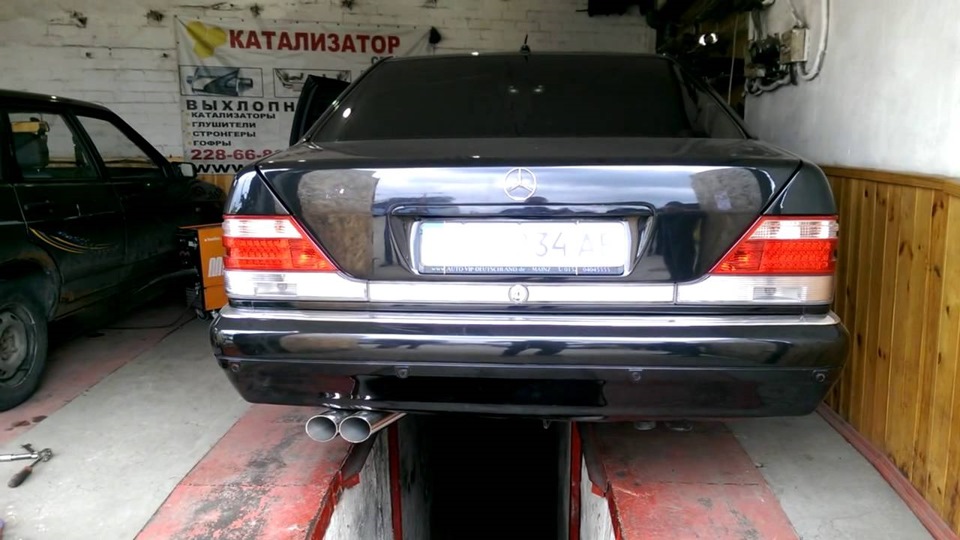 Вихлоп типу як на w140 (брабус) 1