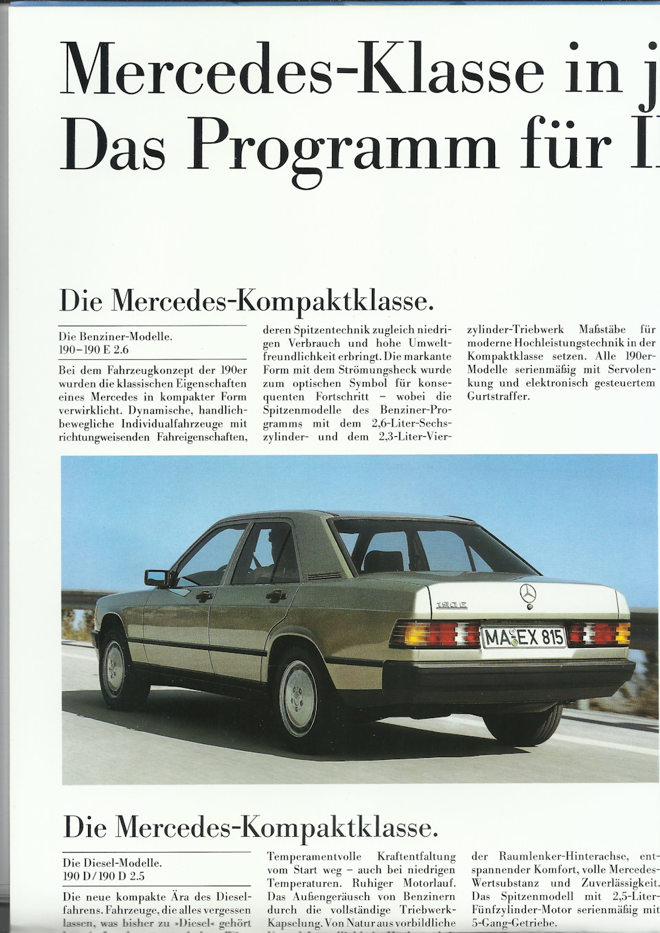 Програма Mercedes 20 Травня 1986 року 5