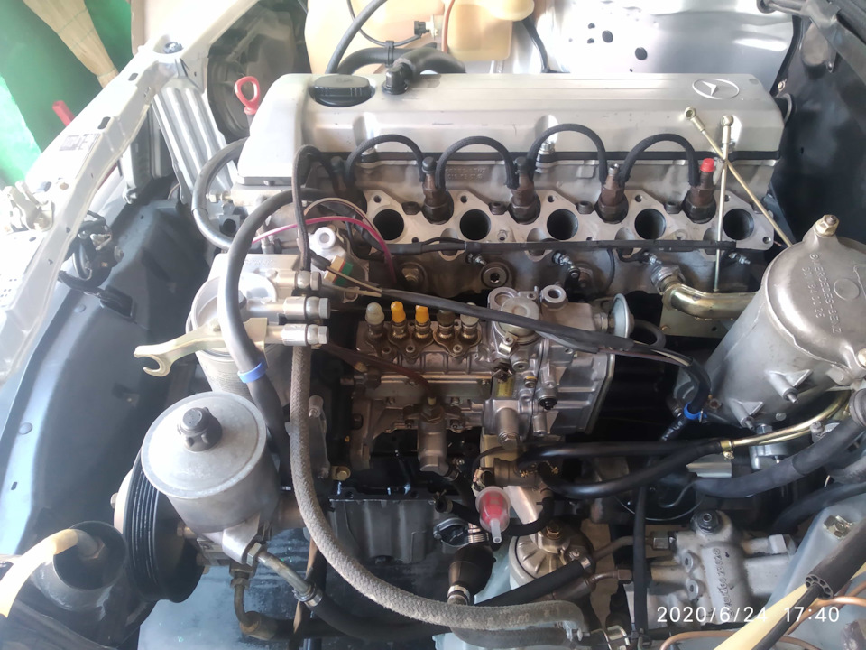 Встановлення моменту упорскування ОМ 602 2