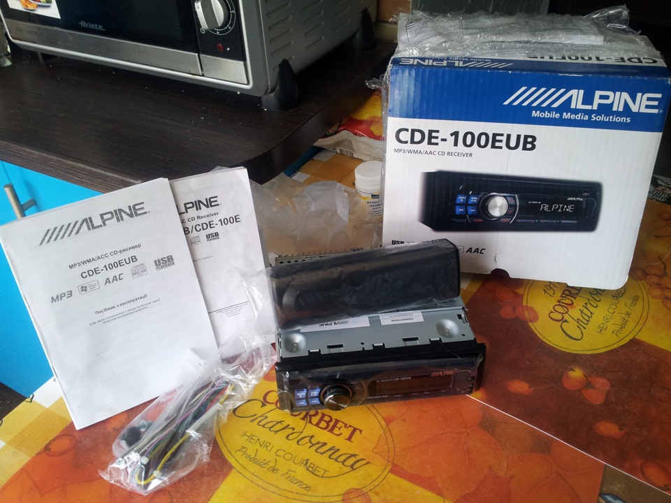 Продам магнітолу Alpine CDE-100EUB ОРИГІНАЛ 3