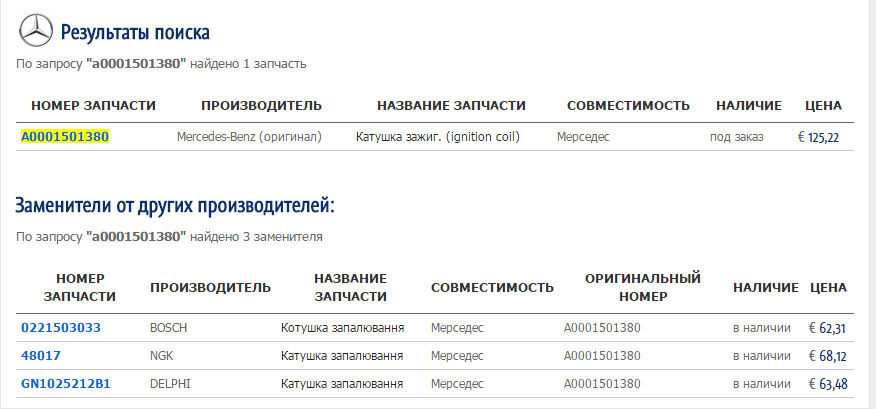 Пропуски запалювання, детонація, котушка 1