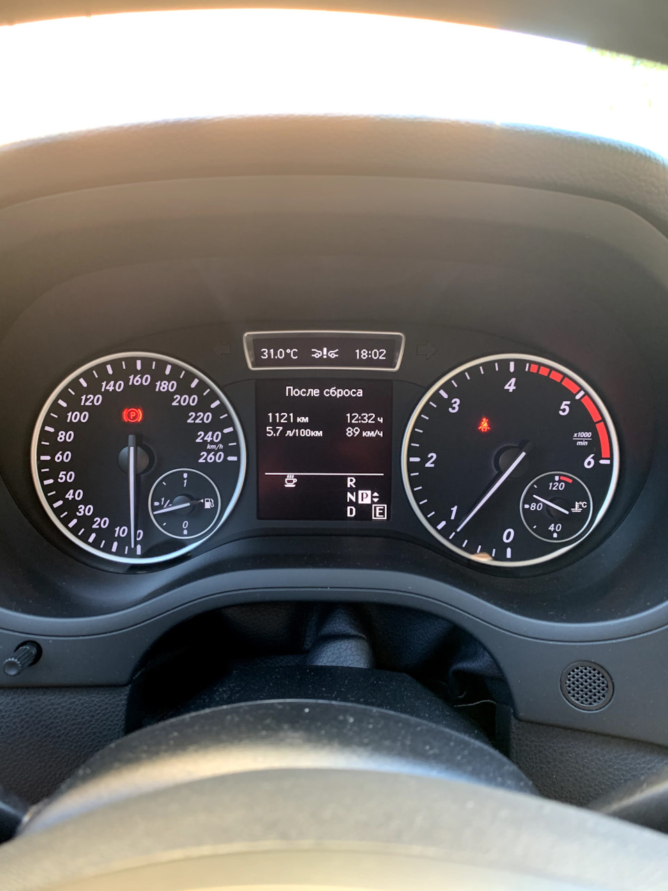 Витрата палива B180 cdi Поїздка до Львова 2