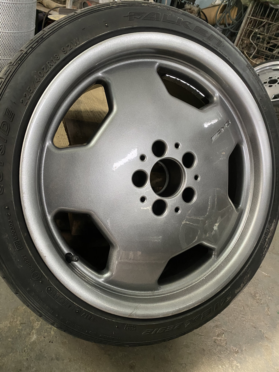 Довгий шлях до дисків Mercedes AMG Monoblock aero 2 R18 на кузові w204 c204😅 5