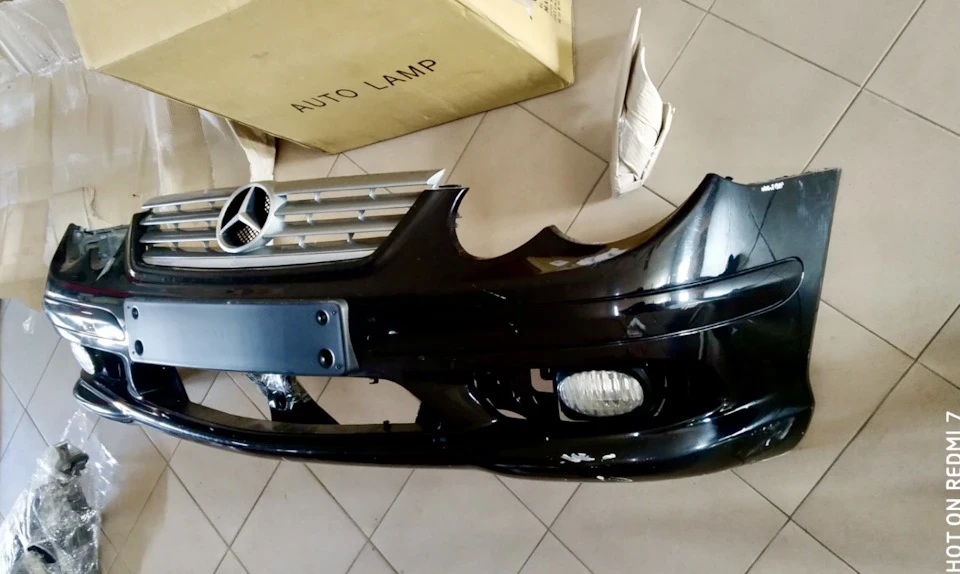 Бампер AMG cl203. Рестайлінг